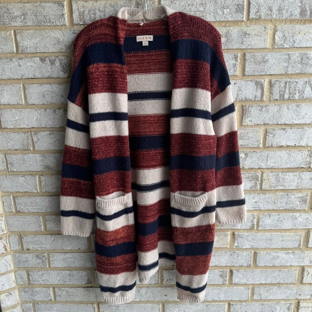 Knox Rose Multicolor Striped Cardigan